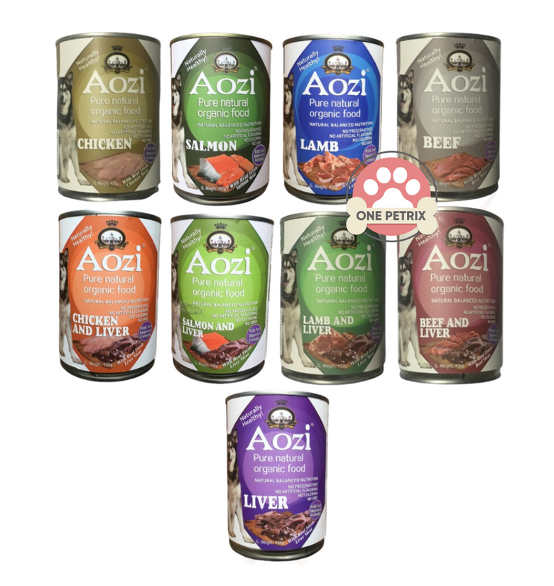 Aozi Organic Canned Wet Dog Food 430g (See item variation for exp. date | Month. Day.Year)