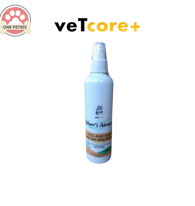 Vet Core+ Plus Nature's Advance Tick and Flea Spray 250ml