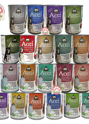 Aozi Dog & Cat Pure Natural Organic Wet Canned Food 430g