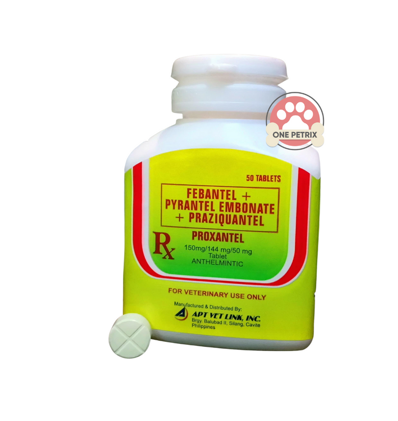 Proxantel Dewormer Tablet for Dogs and Cats - 1 Tablet