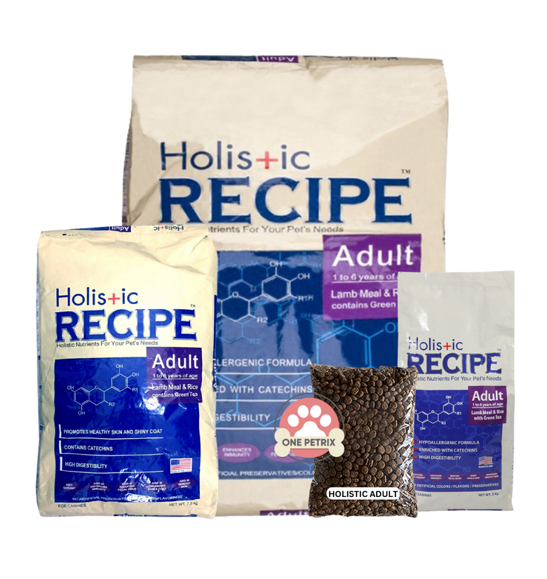 Holistic Recipe Adult Dog Food (Lamb Meal and Rice Flavor)