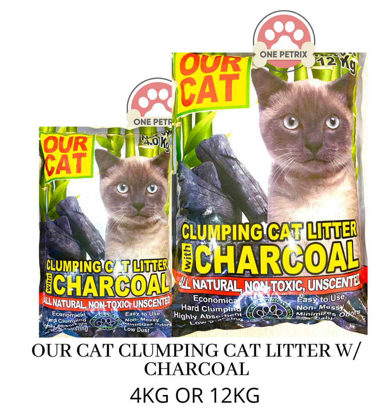 OUR CAT Clumping Cat Litter with CHARCOAL