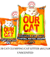 OUR CAT Clumping Cat Litter Unscented