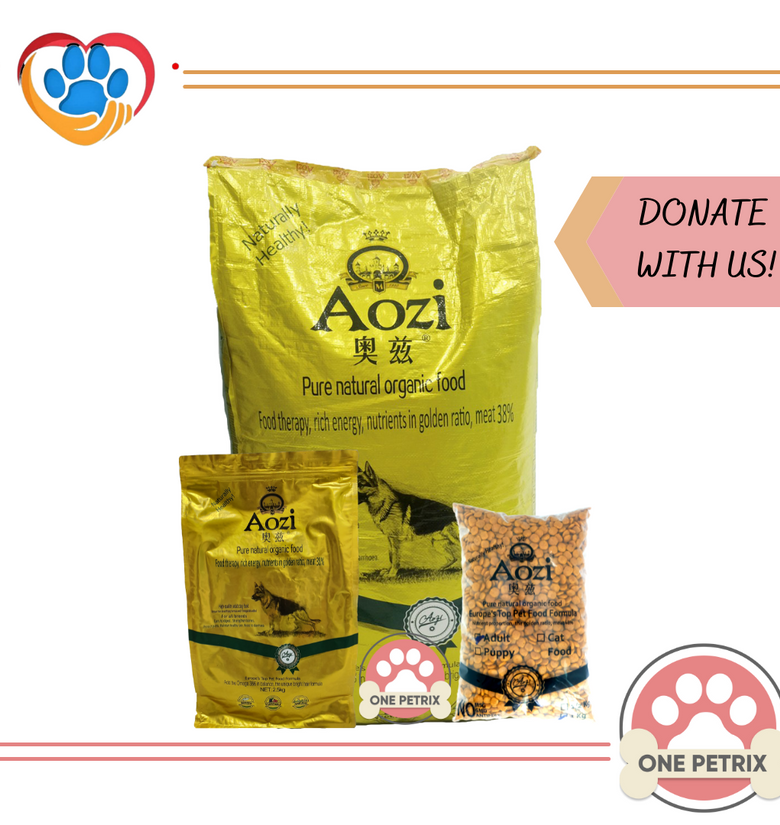 Donate to Stray Love PH - Aozi Organic Adult Dog Food (Beef, Egg and Spinach Flavor)