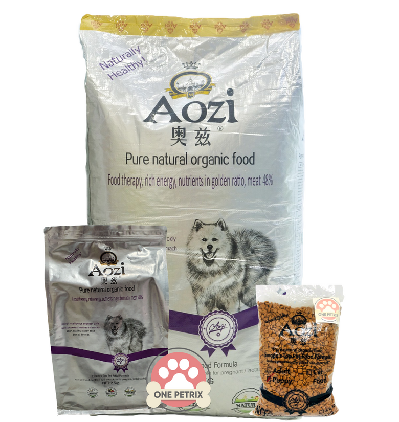 Aozi Organic Puppy Dog Food (Beef, Egg and Spinach Flavor)