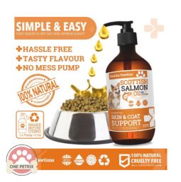 Healthy Pawtions Scottish Salmon Oil for Pets (Skin & Coat Support) 1Li / 1000ml