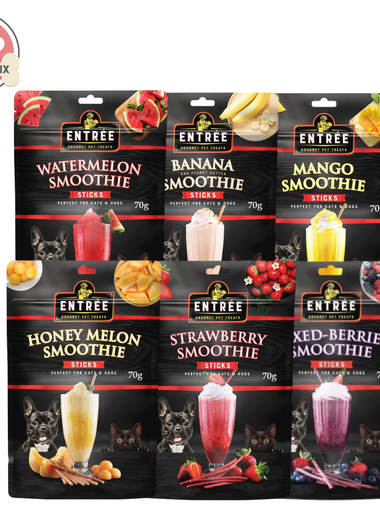 Entree: Gourmet Smoothie Sticks Treats for Cats and Dogs 70g