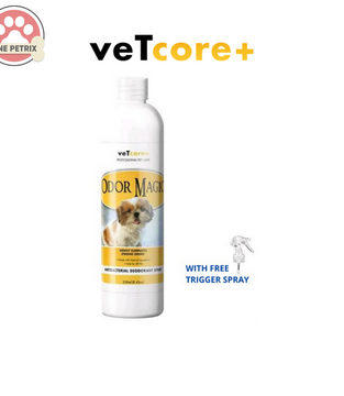 Vet Core+ Plus Odor Magic Spray Antibacterial Dog Deodorant Spray - 250ml