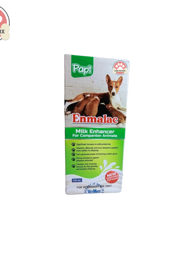Papi Enmalac Milk Enhancer for Companion Animals 120ML