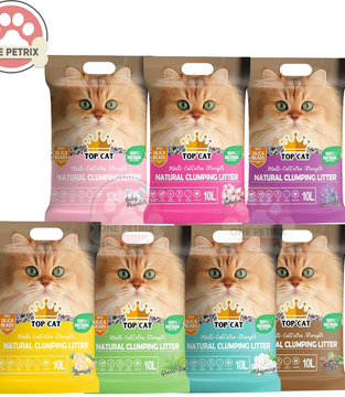 Top Cat Clumping Bentonite Cat Litter Sand 10L