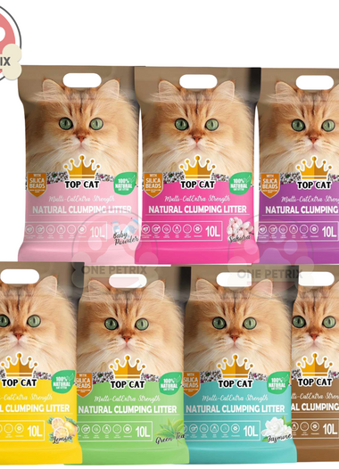 Top Cat Clumping Bentonite Cat Litter Sand 10L