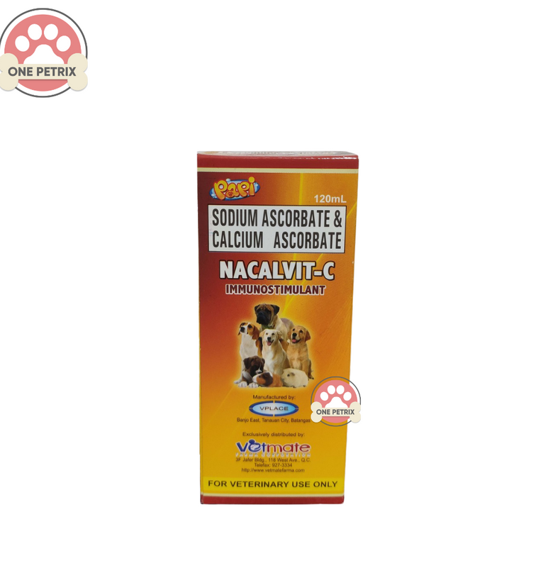 Papi Nacalvit-C Immuno Stimulant (Ascorbic Acid) - 120ML