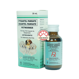 Petwormer (Pyrantel Pamoate Oxantel Pamoate) Anthelmintic Dewormer 30ML