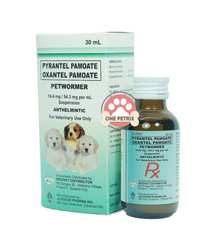 Petwormer (Pyrantel Pamoate Oxantel Pamoate) Anthelmintic Dewormer 30ML