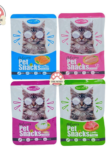 Meow Little Fat Wet Cat Food 80g