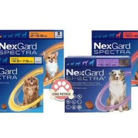 NexGard Spectra Anti - Tick and Flea Chewable Tablets for Dogs