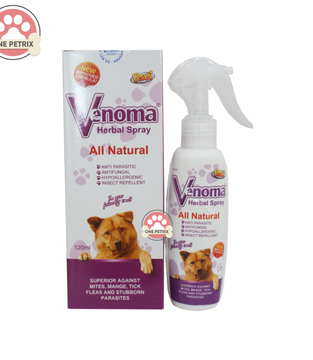 Papi Venoma Herbal Spray All Natural (Anti Parasitic, Anti Fungal, Hypoallergenic) 120ML