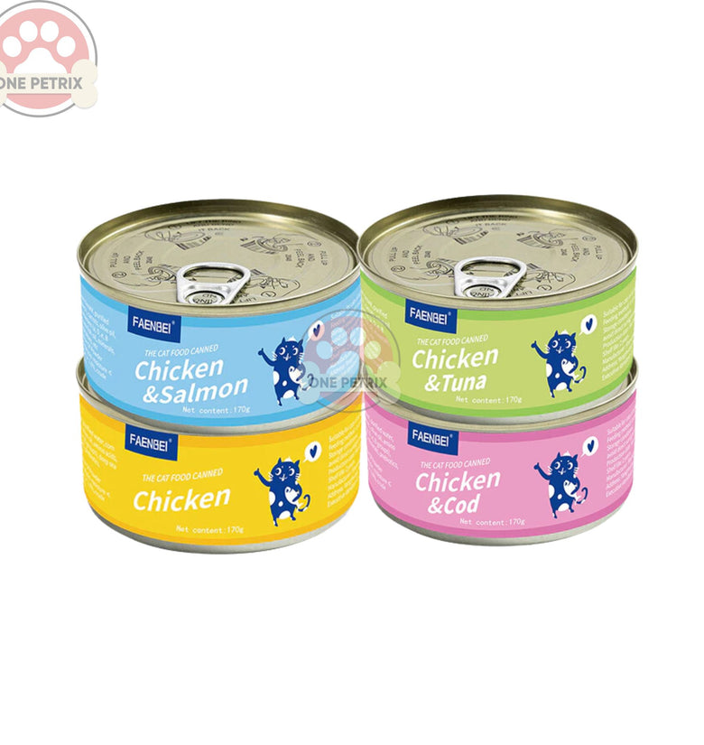 Faenbei Cat Food in Can 170g/85g