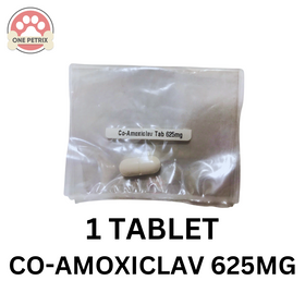 Co - Amoxiclav Tablet 625mg (Amoxicilin Trihydrate, 500mg ; Clavulanic Acid 125mg) - 1 Tablet