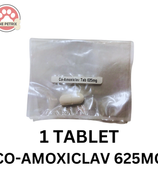 Co - Amoxiclav Tablet 625mg (Amoxicilin Trihydrate, 500mg ; Clavulanic Acid 125mg) - 1 Tablet