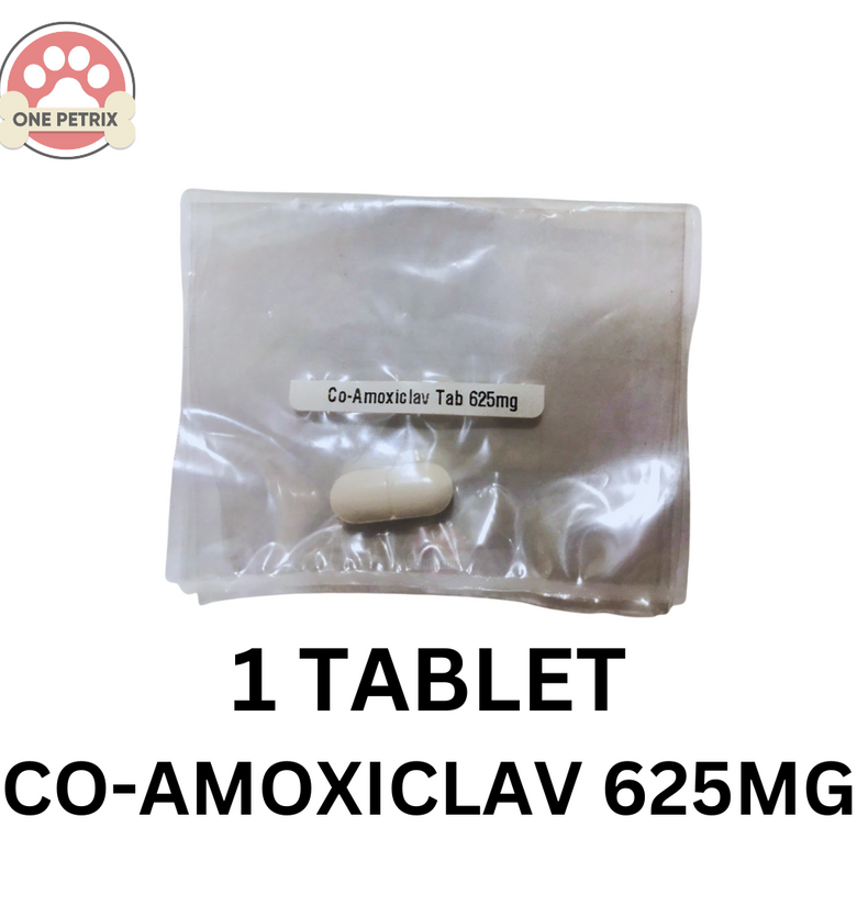 Co - Amoxiclav Tablet 625mg (Amoxicilin Trihydrate, 500mg ; Clavulanic Acid 125mg) - 1 Tablet