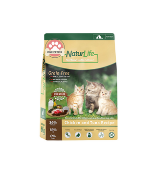 Naturlife Adult Grain Free Recipe Cat Food (Chicken and Tuna) - 6KG