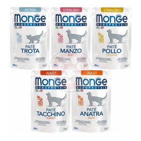 Monge Cat Monoprotein Pate in Pouch 85g