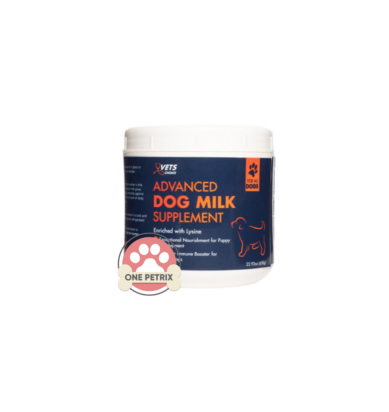 Vets Choice Advanced Dog Milk Supplement (Milk Replacer for Puppy and Dog) - 650g