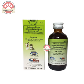 Papi Renacure Kidney Supplement for Cats and Dogs 60ML