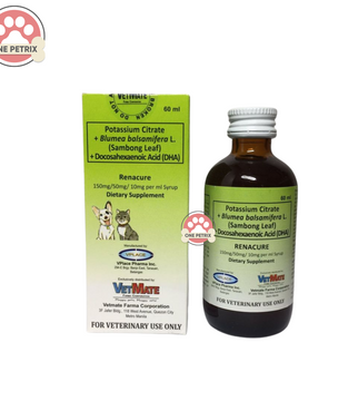 Papi Renacure Kidney Supplement for Cats and Dogs 60ML