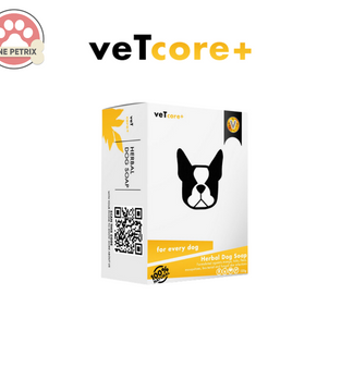 Vet Core+ Plus Herbal Anti Tick and Flea Dog Soap 120g