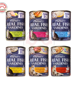 Infinity Wet Cat Food 400g - (Kitten & Mother / Adult)