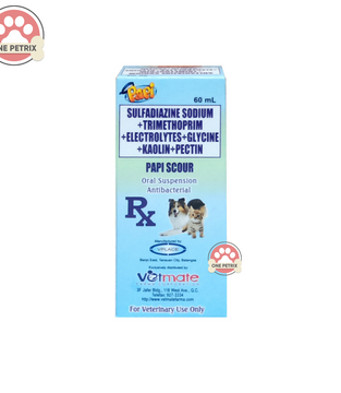 Papi Scour Oral Suspension Anti Diarrhea / Anti Bacterial - 60ML