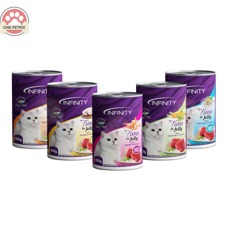 Infinity Wet Cat Food 400g - Tuna in Jelly