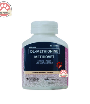 Methiovet Urinary Acidifier - (1 Tablet / 60 Tablets)