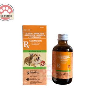 Colimoxyn Anti- Diarrhea Suspension for Pets (Raspberry Flavor) 60ml