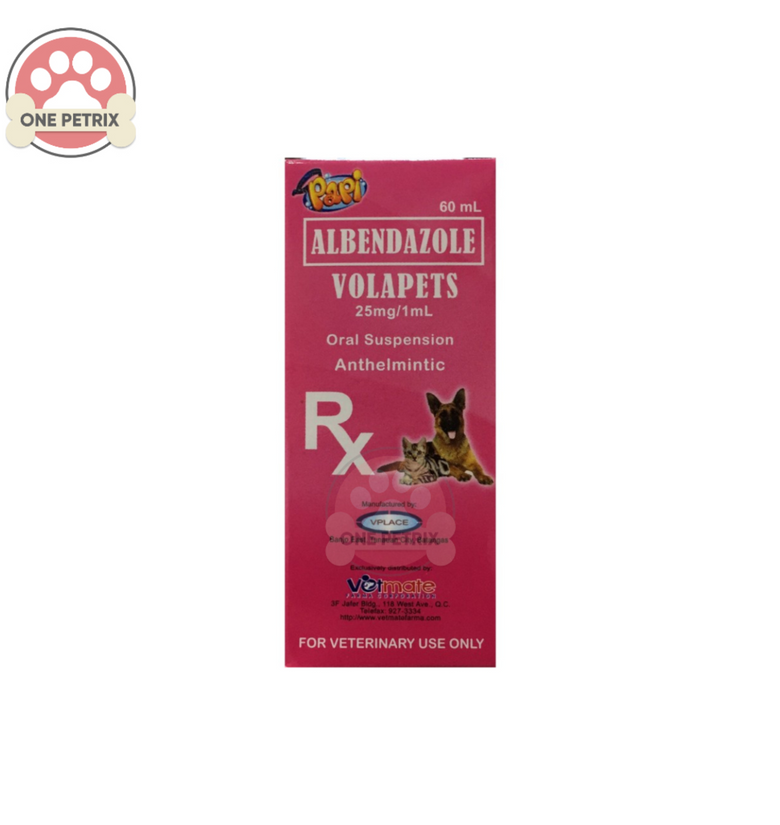 Papi Volapets Dewormer for Dogs & Cats 60ml