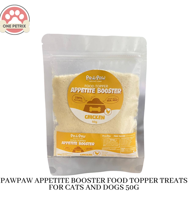 Pawpaw Appetite Booster Food Topper Treats for Cats and Dogs 50g (POUCH)
