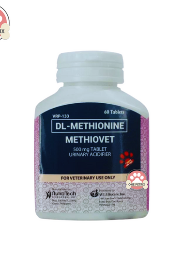 Methiovet Urinary Acidifier - (1 Tablet / 60Tablets )