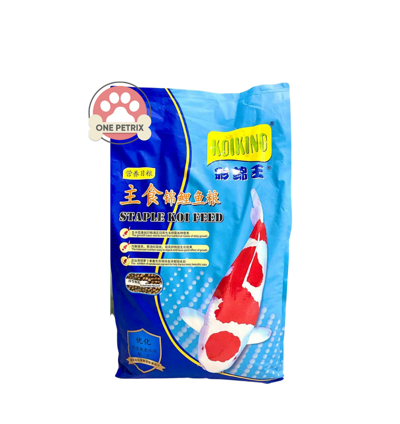 Koiking Staple Koi Food Feed 5mm 10KG One Petrix