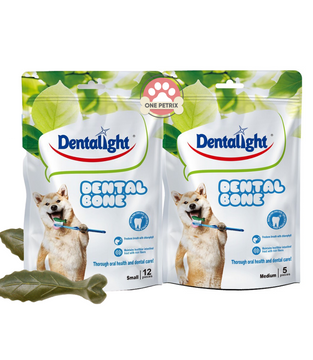 Dentalight Dental Bone Dog Treat / Snack - ( Small, Medium)