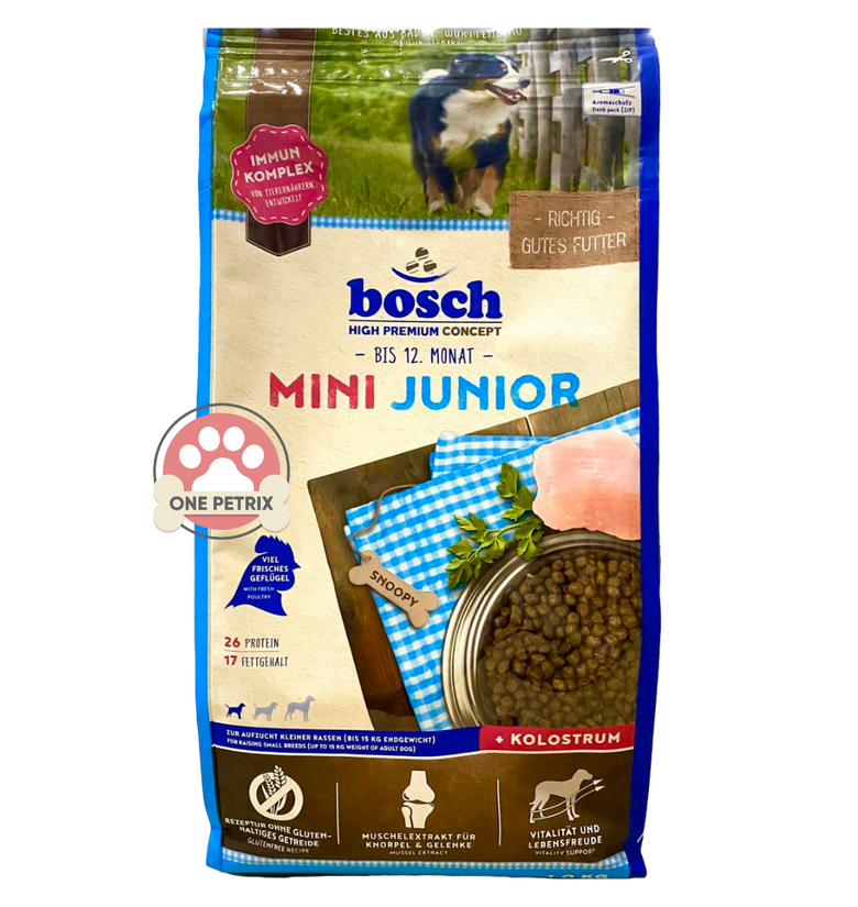 Bosch High Premium Dog Food 1KG -Mini Junior