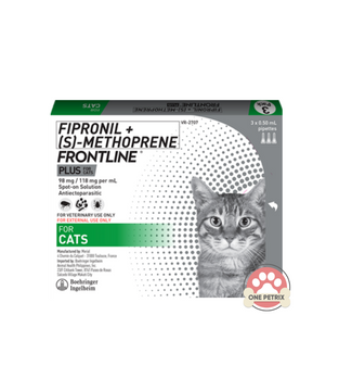 Frontline Plus for Cats Spot- on Solution for Fleas, Tick and Lice
