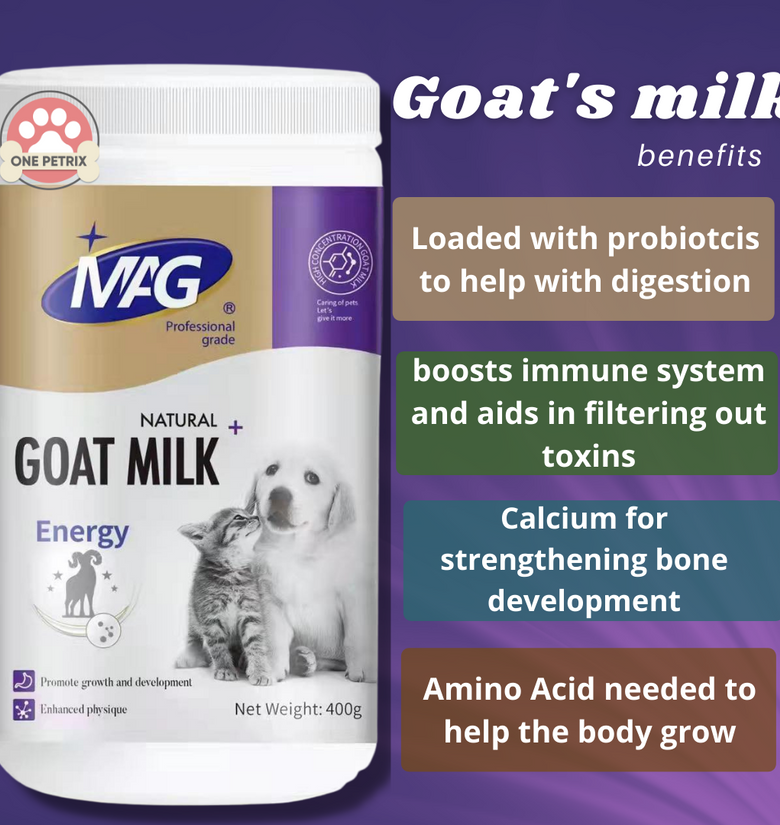 Goat milk shop benefits for dogs