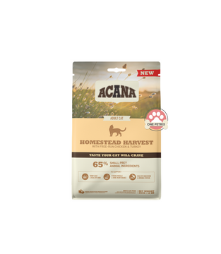 Acana Homestead Harvest with Chicken and Turkey Adult Cat Food - 340G
