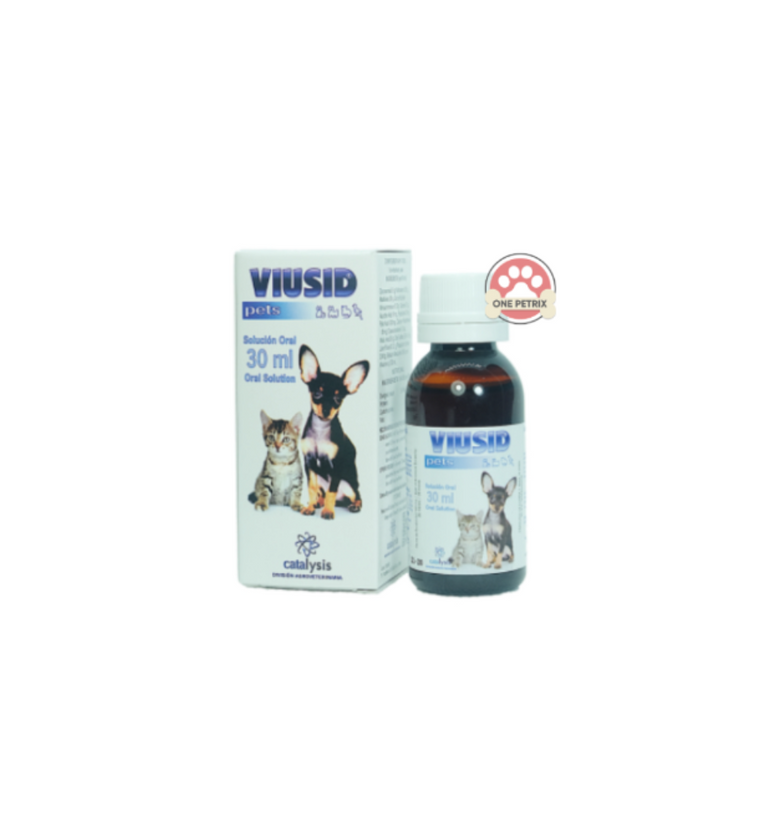 Viusid Pets 30ML Immunity Booster Oral Solution for Dogs, Cats and Other Species