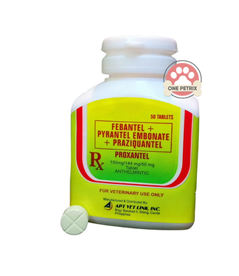 Proxantel Dewormer Tablet for Dogs and Cats - 1 Tablet