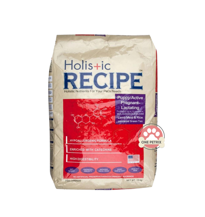 Holistic Recipe Puppy Active Lactating Pregnant Dog Food One