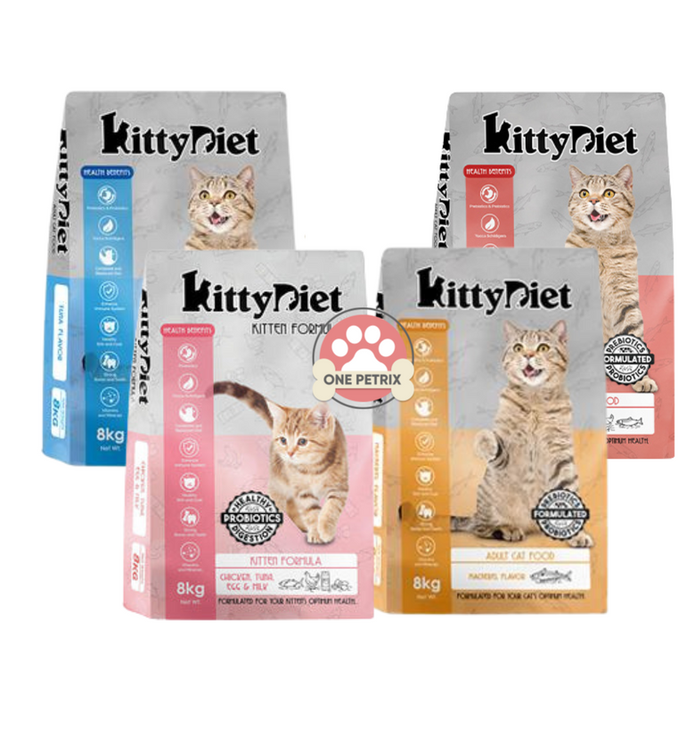 Products Kitty Diet Adult Cat and Kitten Cat Food 8kg
