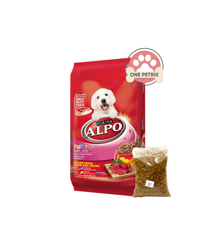 Alpo Puppy Dog Food Beef and Vegetables One Petrix